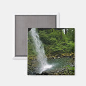 Ponytail Falls, Oregon Magnet (Vorderseite/Rückseite)
