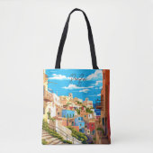 Ponza Italia Vintage Kunstausstellung Tasche (Vorderseite)