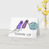 Poo Bacteria Karte (Gelbe Blume)