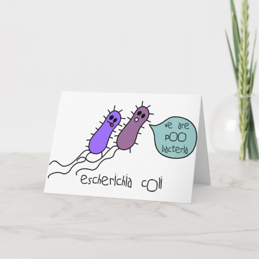 Poo Bacteria Karte (Vorderseite)