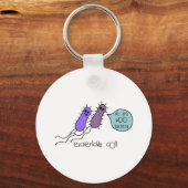 Poo Bacteria Schlüsselanhänger (Vorderseite)