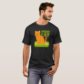 Poo Cat Litter Box Stinky Poo T-Shirt (Vorne ganz)