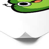 Poo cumber Funny Cucumber Pun Poster (Ecke)