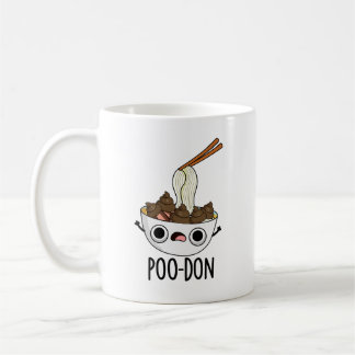Poo-don Funny Udon Pun Kaffeetasse