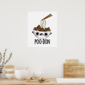 Poo-don Funny Udon Pun Poster (Küche)