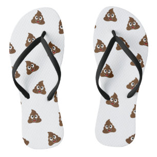 Poo emoji smiling poops badesandalen