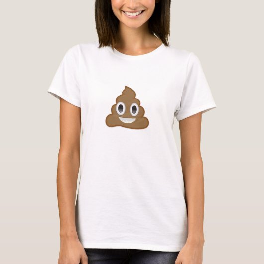 Poo Emoji T-Shirt (Vorderseite)