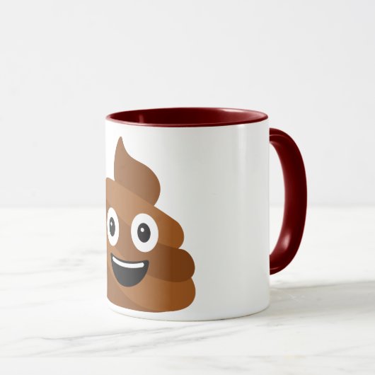 Poo Emoji Tasse (VorderseiteRechts)