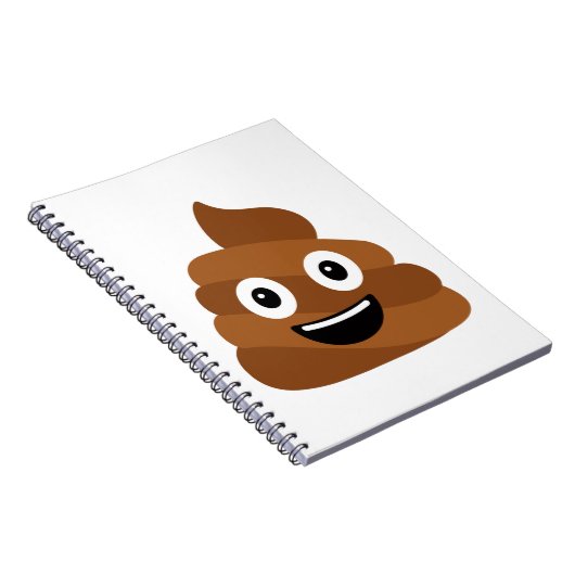 Poo-Emoji-Tasse Notizblock (Rechte Seite)