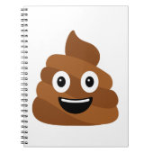 Poo-Emoji-Tasse Notizblock (Vorderseite)