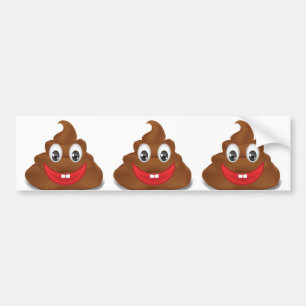 poo emojis autoaufkleber