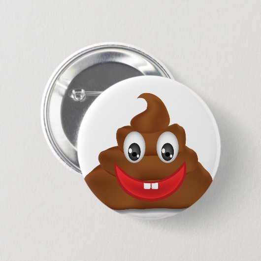 poo emojis button (Vorne & Hinten)