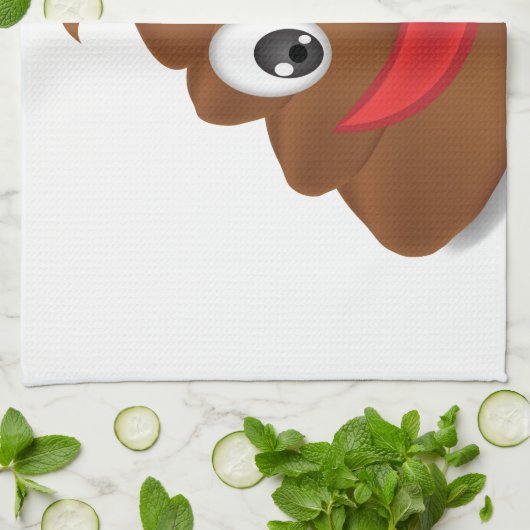 poo emojis geschirrtuch (Gefaltet)