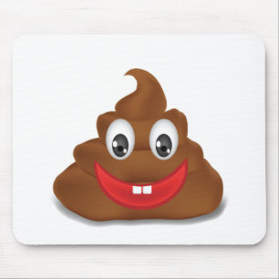 poo emojis mousepad