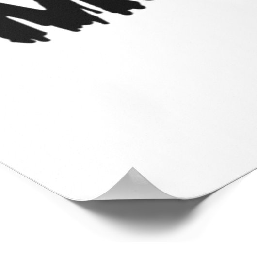 POO I Gemein Boo Funny Spooky Gothic Kack Hallowee Poster (Ecke)