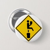 Poo im Eimer Button (Vorne & Hinten)