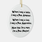 Poo Master Keramikornament (Rechts)