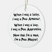 Poo Master Keramikornament (Links)