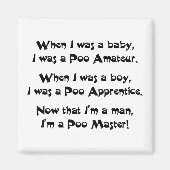 Poo Master Magnet (Vorne)