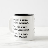 Poo Master Zweifarbige Tasse (Vorderseite Links)