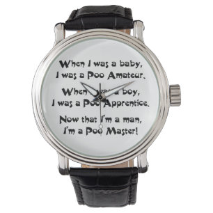 Poo Meister Armbanduhr