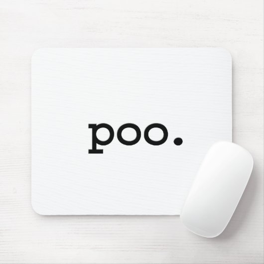 poo. mousepad (Mit Mouse)