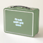 Poo shy Metal Lunchbox (Rückseite)