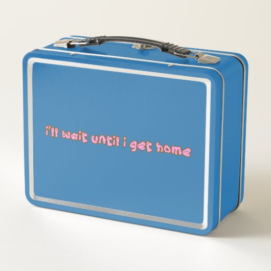 Poo shy Metal Lunchbox (Rückseite)