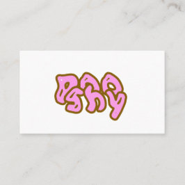 Poo-shy-Visitenkarte Visitenkarte