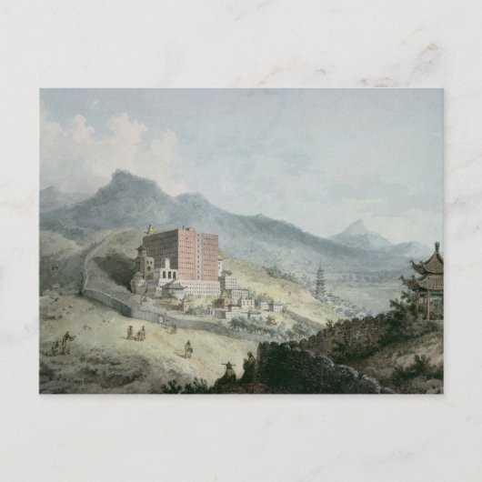 Poo Ta La, oder großer Tempel von Fo Postkarte (Vorderseite)