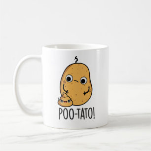 Poo-tato Lustiger Gemüse-Kotz-Wortwitz  Kaffeetasse