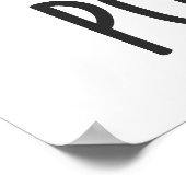 Poo-tato Lustiger Gemüse-Kotz-Wortwitz Poster (Ecke)