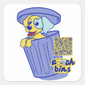 Pooch Bins Sticker Labrador (Vorderseite)