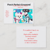 "Pooch Perfect Grooming BC" Visitenkarte (Vorne/Hinten)