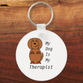 Pooch Therapy Keyring Schlüsselanhänger (Vorderseite)