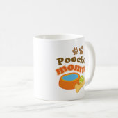 Poochon Mama-Hundezucht-Geschenk Kaffeetasse (VorderseiteRechts)