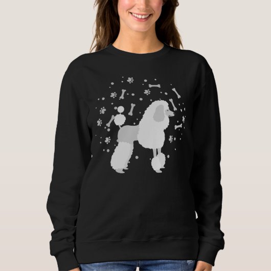Poodhund Sweatshirt (Vorderseite)