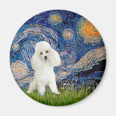 Poodle (14W) - Starry Night Magnet (Vorne)