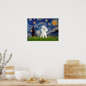 Poodle (14W) - Starry Night Poster (Küche)
