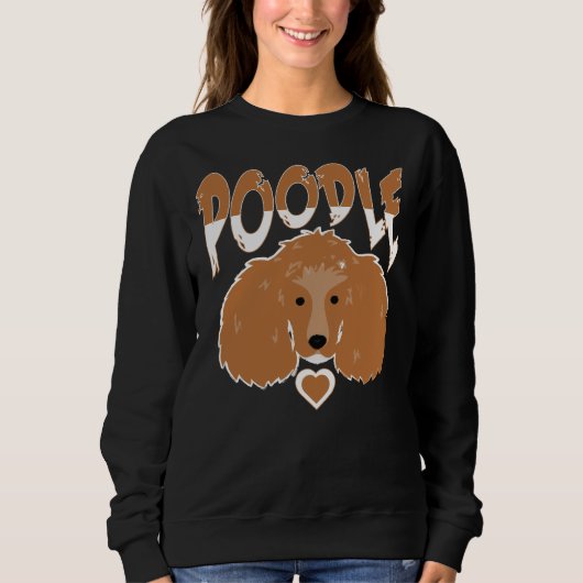 Poodle 3 sweatshirt (Vorderseite)