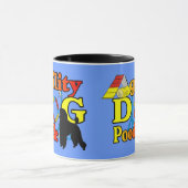Poodle Agility Geschenke Tasse (Zentrum)