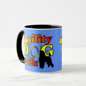 Poodle Agility Geschenke Tasse (Vorderseite Links)