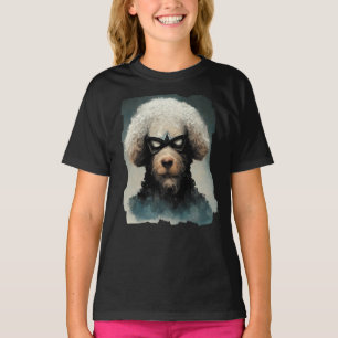 Poodle als Superhelden verkleidet T-Shirt