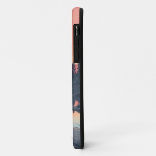 Poodle am See Case-Mate iPhone Hülle (Hinten/Links)