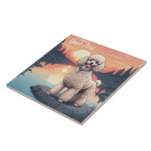 Poodle am See Fliese (Seite)