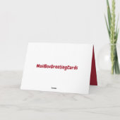 Poodle American Patriot Faltkarte Karte (Rückseite)