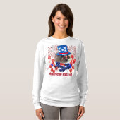 Poodle American Patriot Long Sleeve T - Shirt (Vorne ganz)