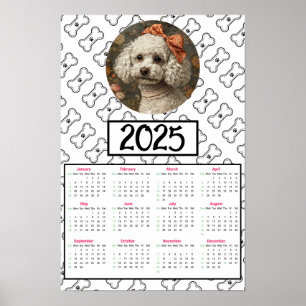 Poodle and Bones - Kalender 2025 Poster