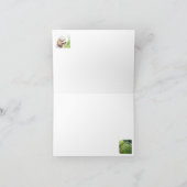 Poodle and Garden Path Note Card Dankeskarte (Innenseite)