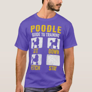 Poodle-Anleitung zum Training von Shirts Hund-Mama